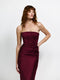 Indira Gown - Wine - EFFIE KATS