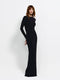 Ishani Gown - Black - EFFIE KATS