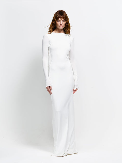 Ishani Gown - Vanilla - EFFIE KATS