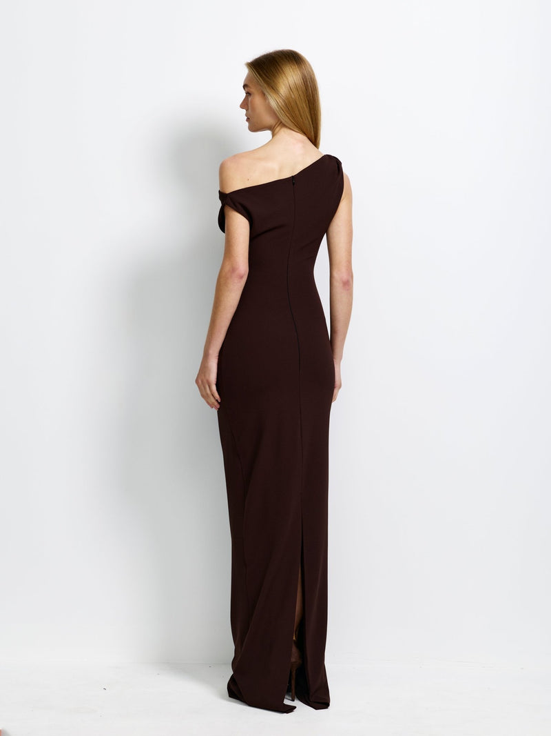 Kaja Gown - Coffee - EFFIE KATS