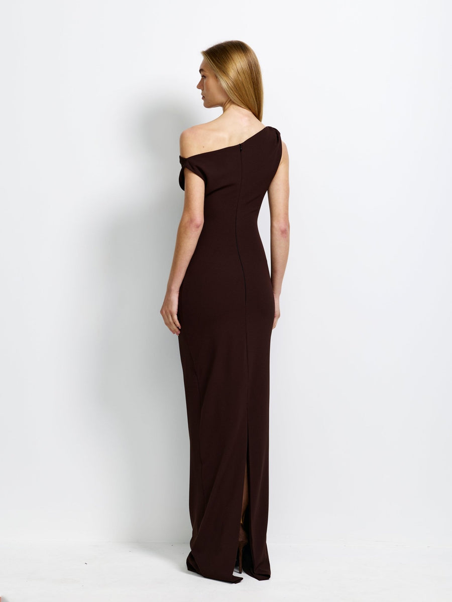Kaja Gown - Coffee - EFFIE KATS