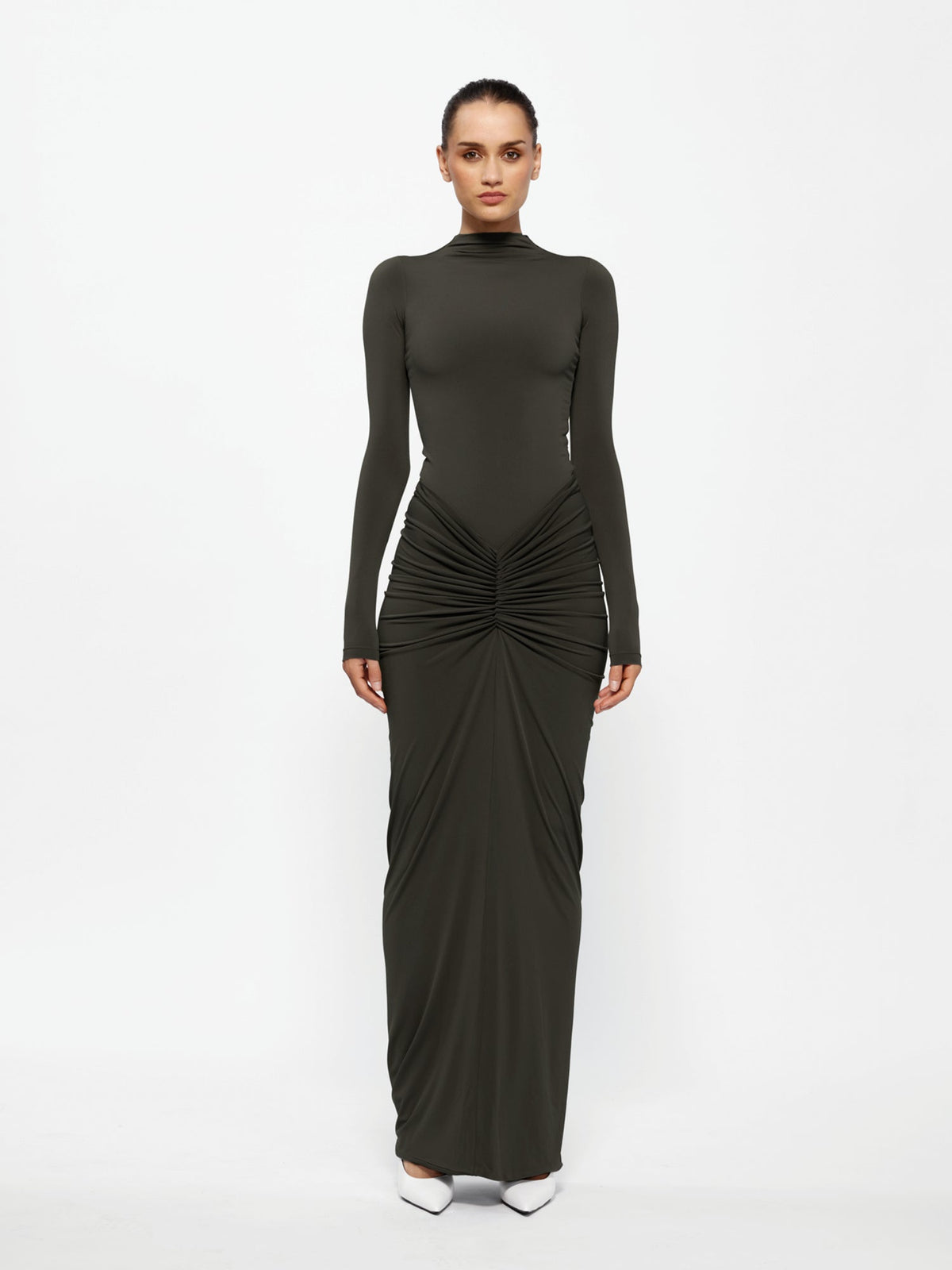Kayson Maxi Skirt - Bark - EFFIE KATS