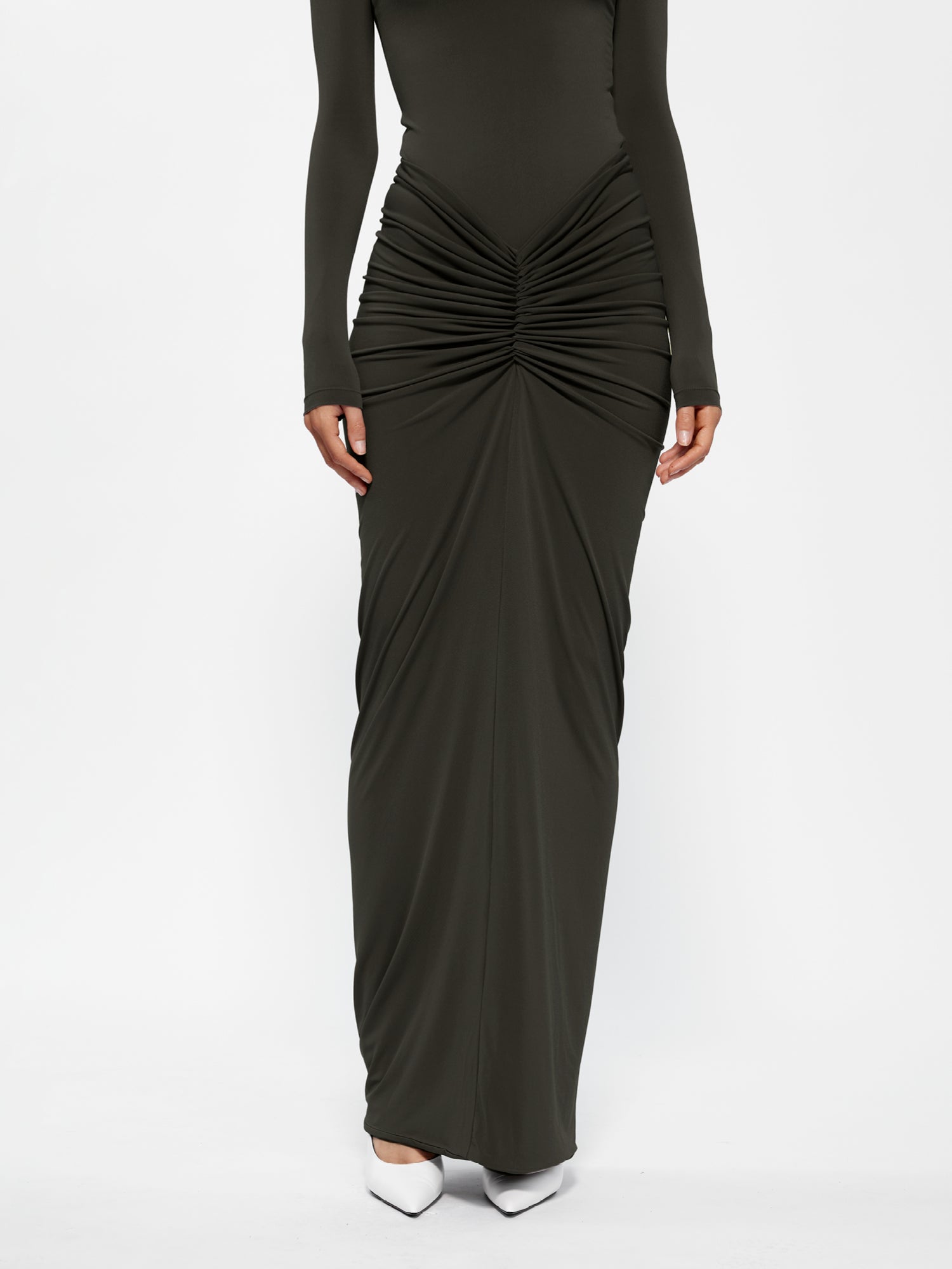 Kayson Maxi Skirt - Bark - EFFIE KATS