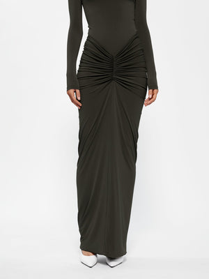 Kayson Maxi Skirt - Bark - EFFIE KATS