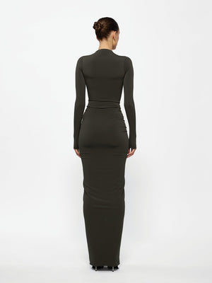 Kayson Maxi Skirt - Bark - EFFIE KATS