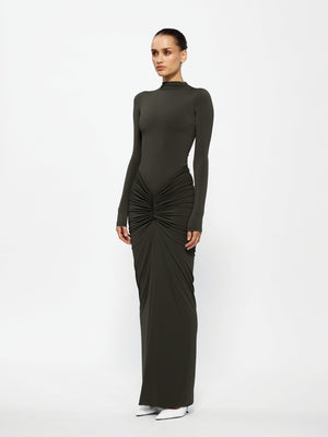 Kayson Maxi Skirt - Bark - EFFIE KATS