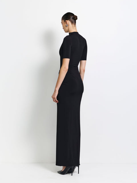 Kayson Maxi Skirt - Black - EFFIE KATS