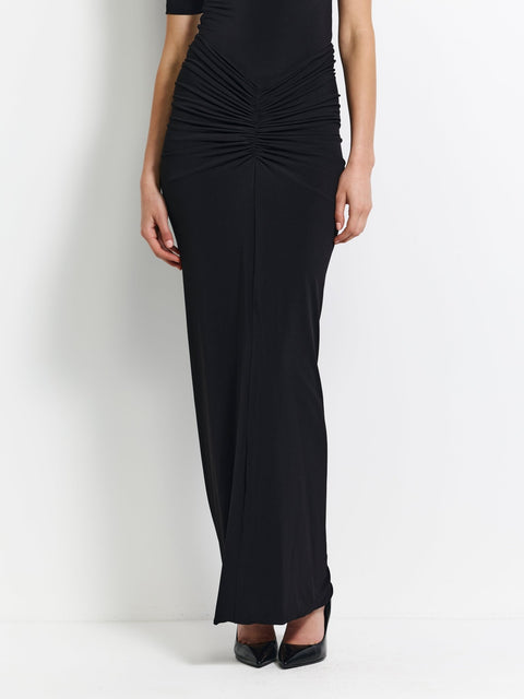 Kayson Maxi Skirt - Black - EFFIE KATS