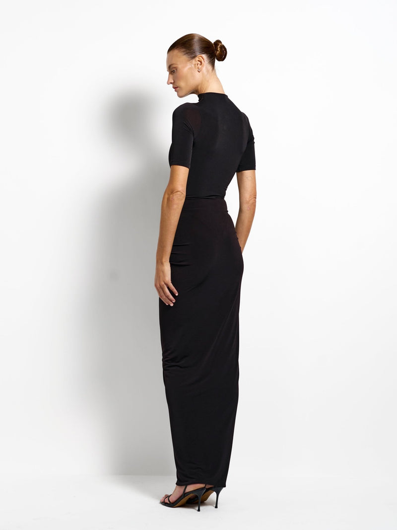 Kayson Maxi Skirt - Black - EFFIE KATS