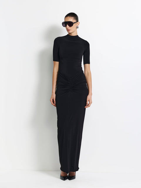 Kayson Maxi Skirt - Black - EFFIE KATS