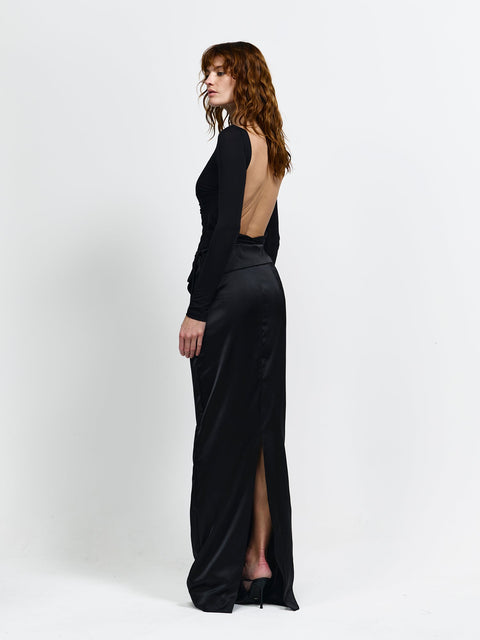 Kendra Skirt - Black - EFFIE KATS