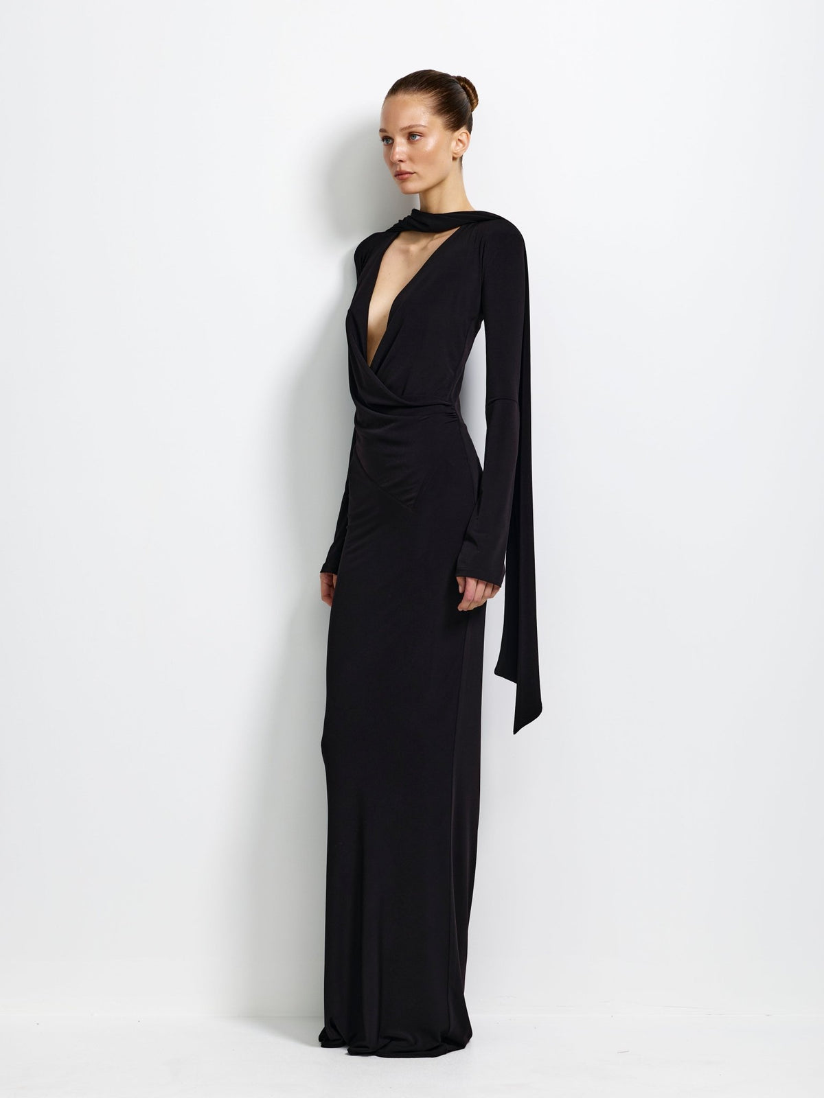 Lavinia Gown - Black - EFFIE KATS