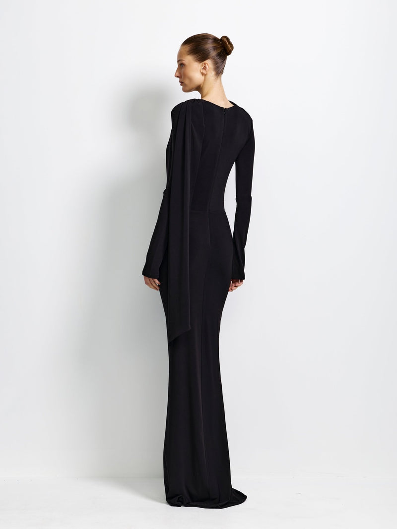 Lavinia Gown - Black - EFFIE KATS