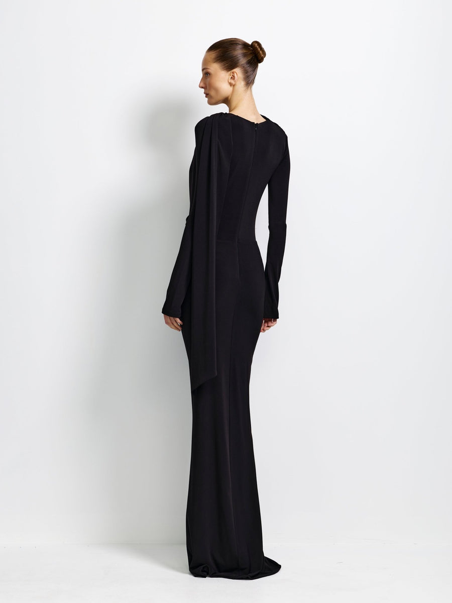 Lavinia Gown - Black - EFFIE KATS