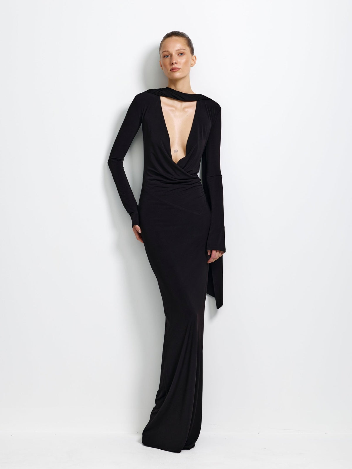 Lavinia Gown - Black - EFFIE KATS