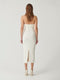 Lelia Midi Dress - Ivory - EFFIE KATS