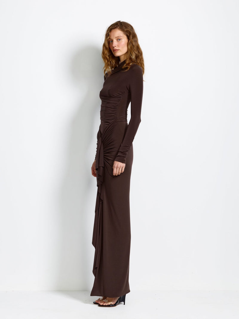 Lennox Bodysuit - Chocolate Plum - EFFIE KATS