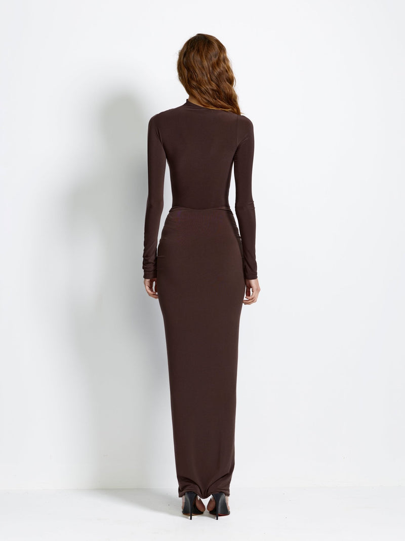 Lennox Bodysuit - Chocolate Plum - EFFIE KATS
