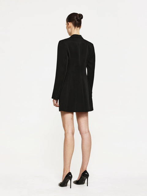 LENOX BLAZER DRESS - BLACK - EFFIE KATS