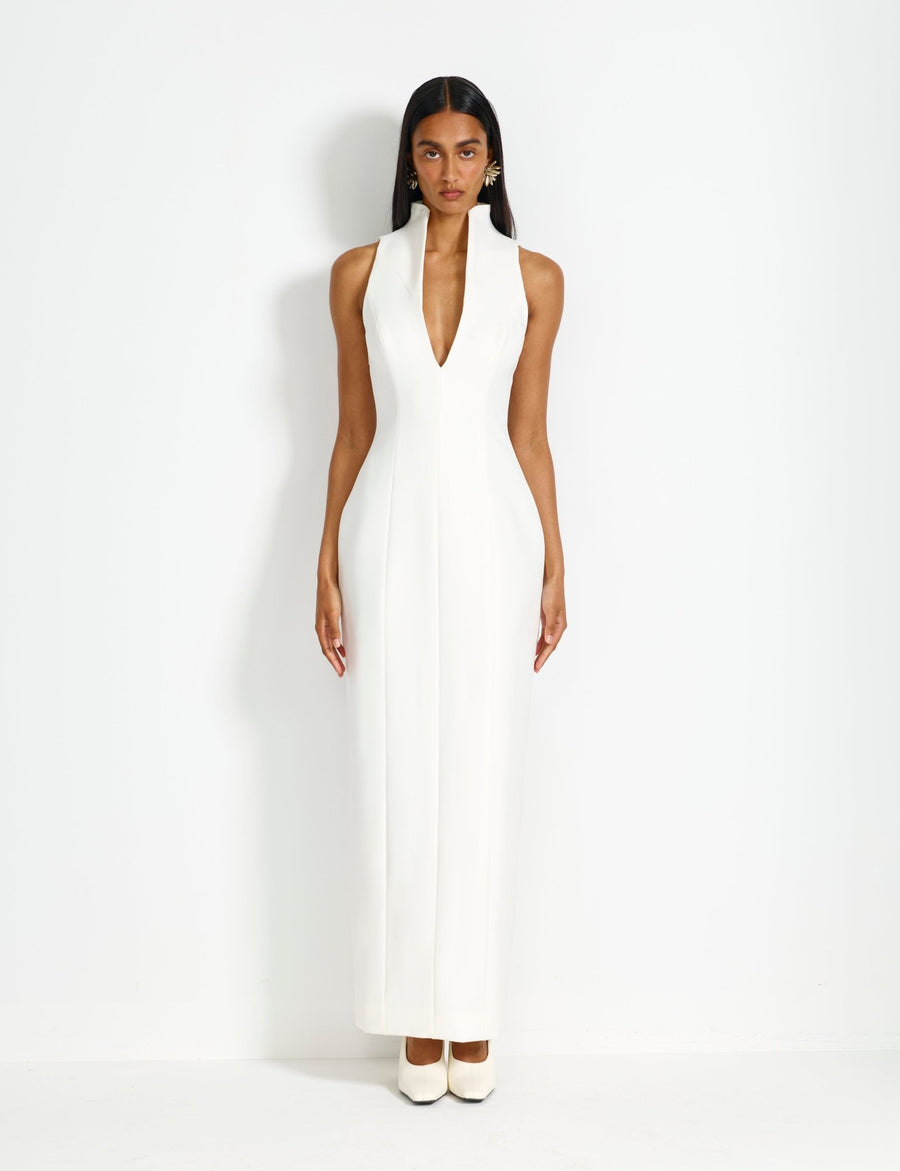 Lilana Dress - Ivory - EFFIE KATS