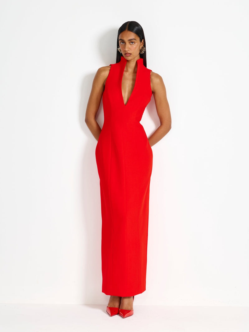 Lilana Dress - Red - EFFIE KATS
