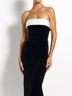 Madison Gown - Black Velvet - EFFIE KATS