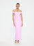 Malena Midi Dress - Taffy Pink - EFFIE KATS