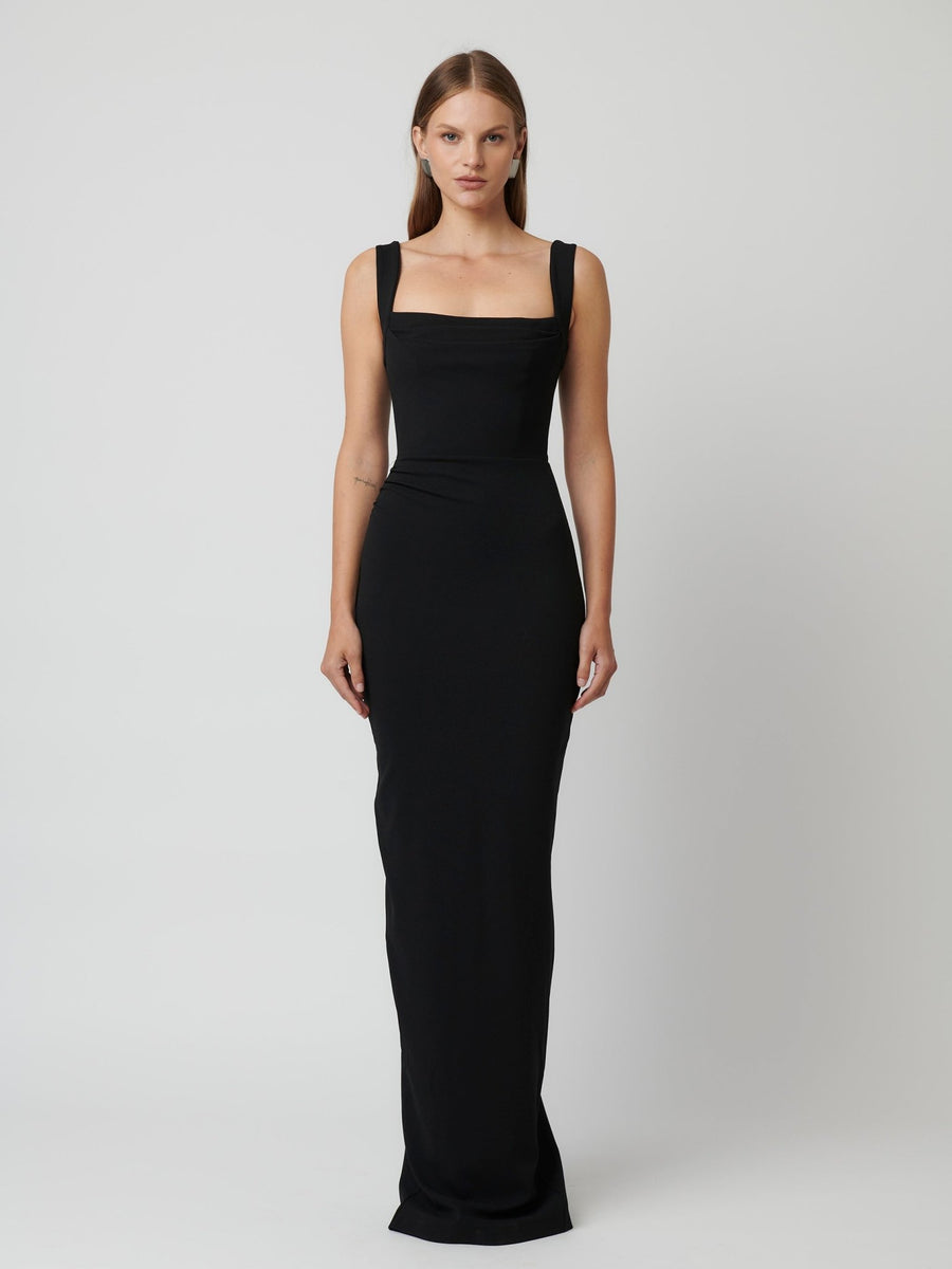 Marbella Gown in Black | Bridesmaids| Effie Kats Melbourne Marbella Gown in Black | Bridesmaids| Effie Kats Melbourne
