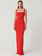 Marbella Gown - Cherry Red - EFFIE KATS