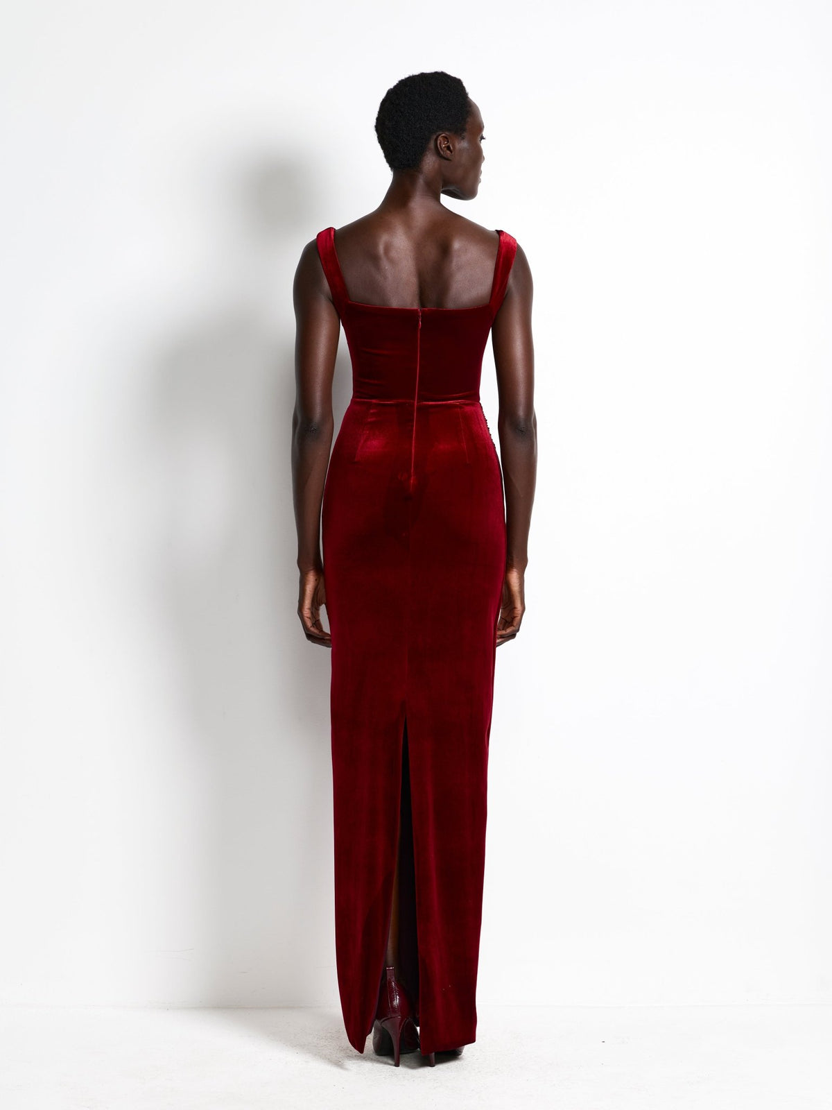 Marbella Gown - Shiraz Velvet - EFFIE KATS