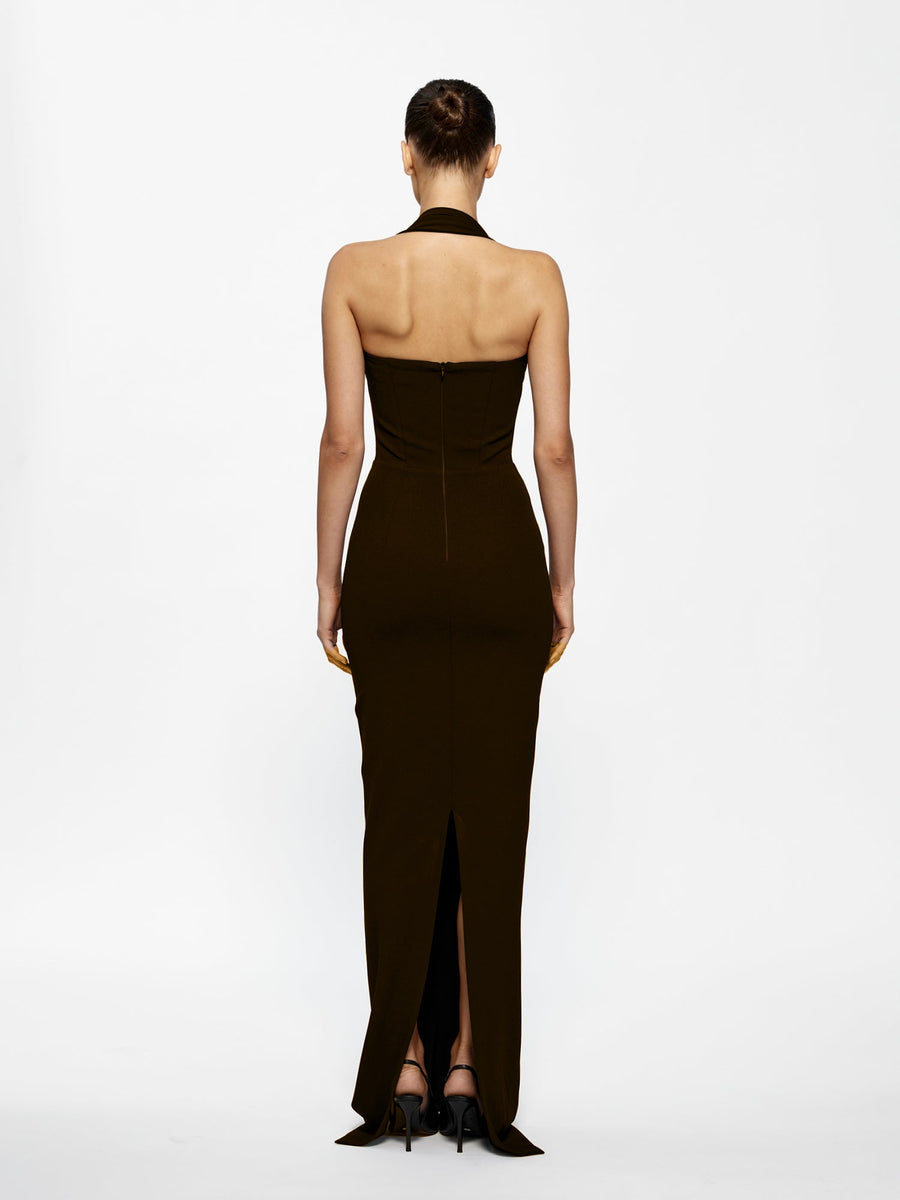 Marian Gown - Coffee - EFFIE KATS