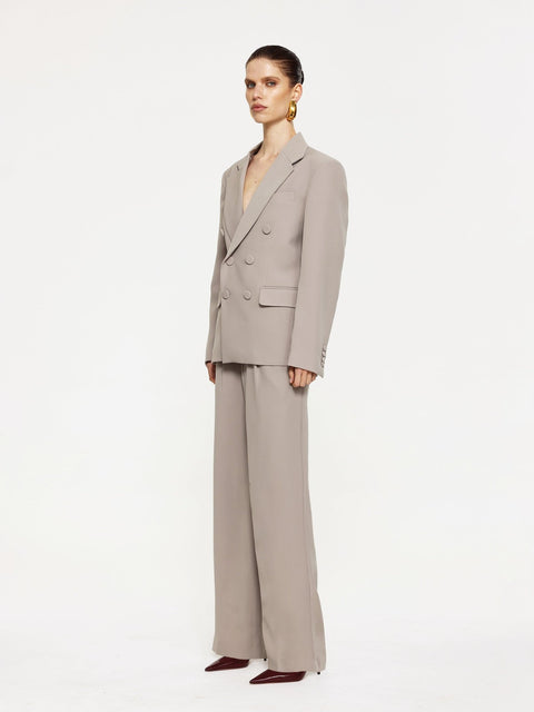 Mercer Suit Jacket - Stone - EFFIE KATS