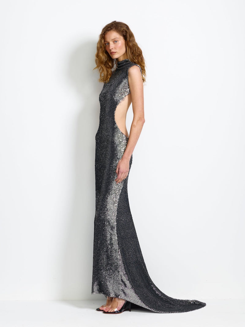 Mercury Gown - Metal - EFFIE KATS