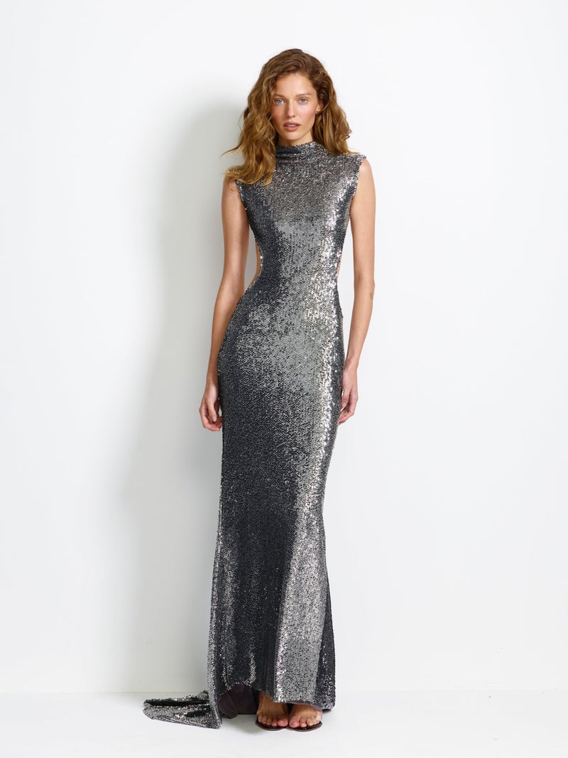 Mercury Gown - Metal - EFFIE KATS