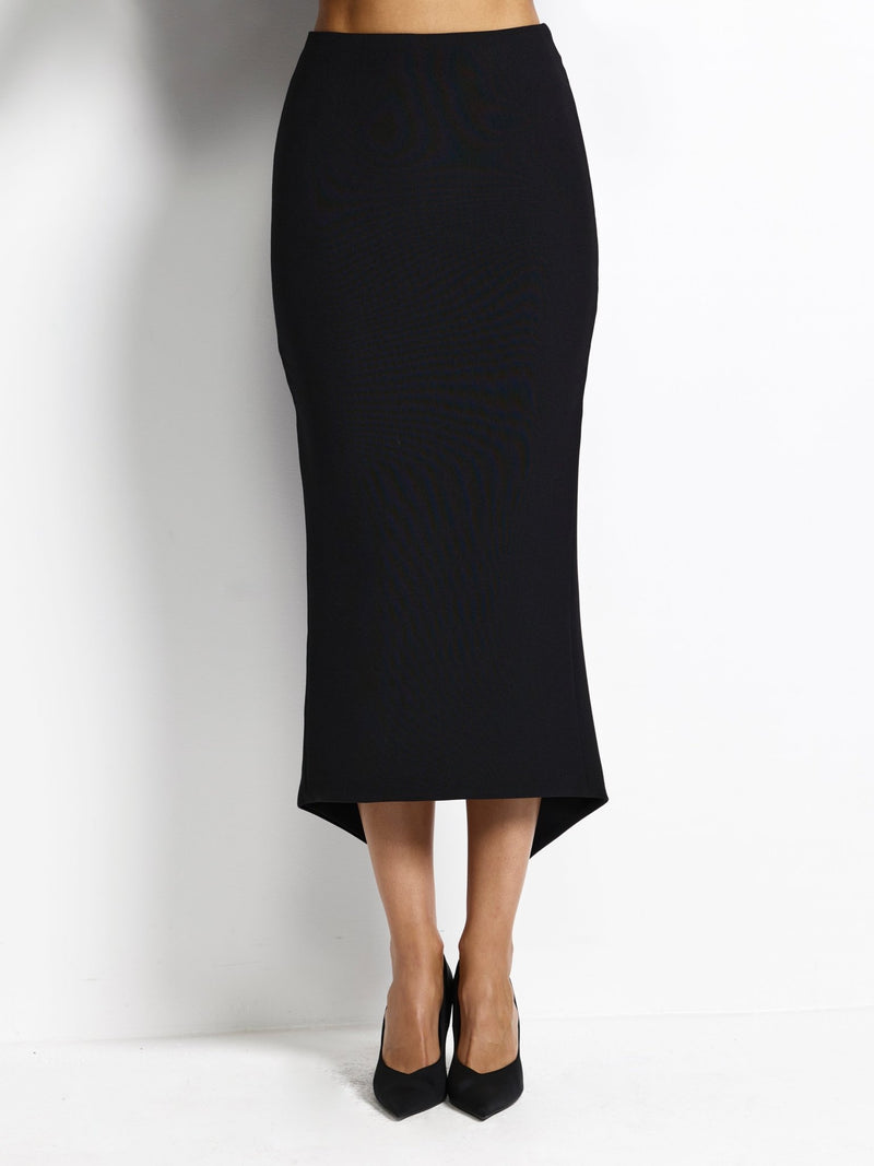 Mereen Midi Skirt - Black - EFFIE KATS