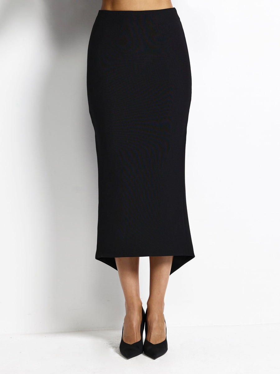 Mereen Midi Skirt - Black - EFFIE KATS