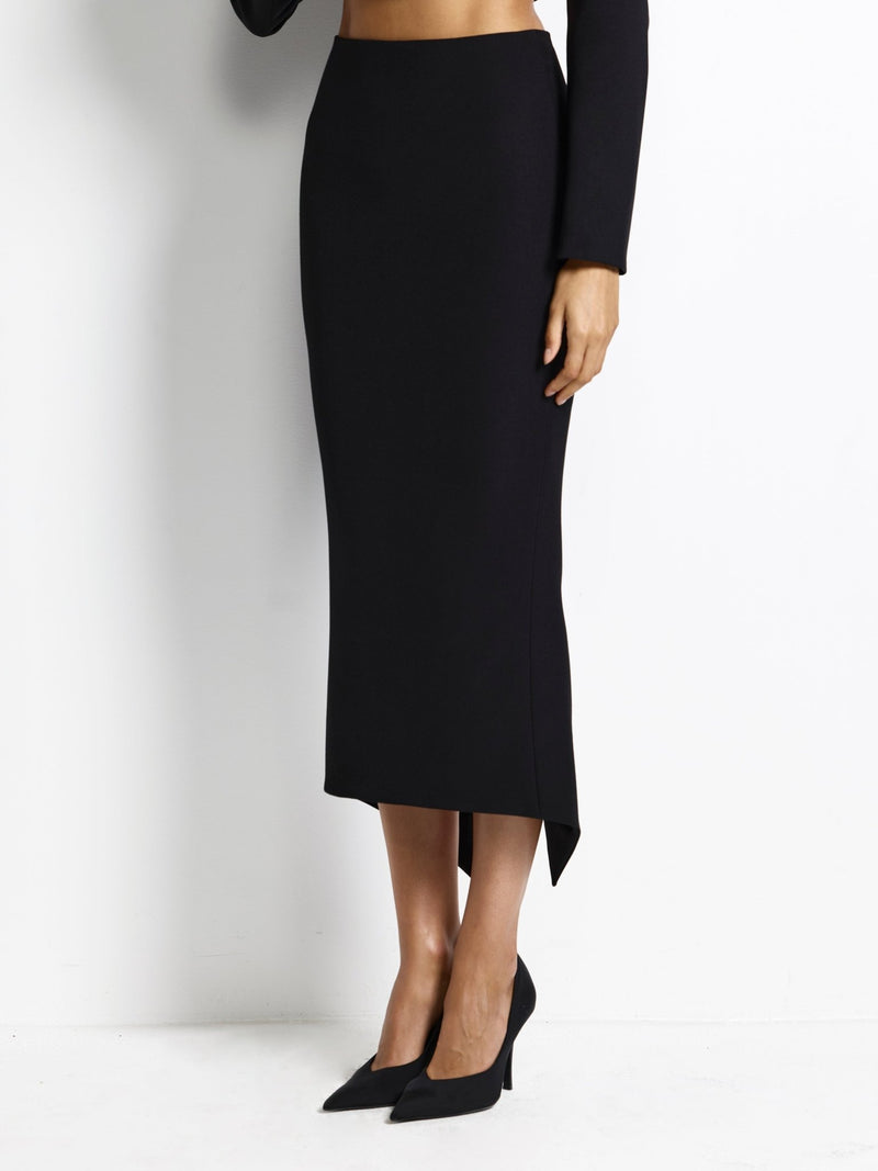 Mereen Midi Skirt - Black - EFFIE KATS