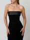 MONROE GOWN - BLACK VELVET - EFFIE KATS