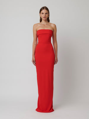 MONROE GOWN - CHERRY RED - EFFIE KATS