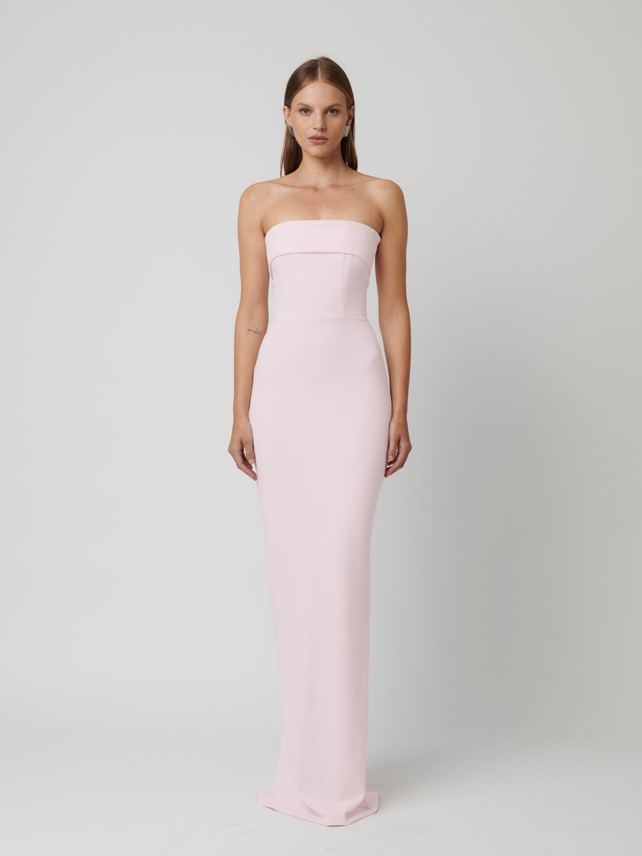 ice pink dress MONROE GOWN - ICE PINK M