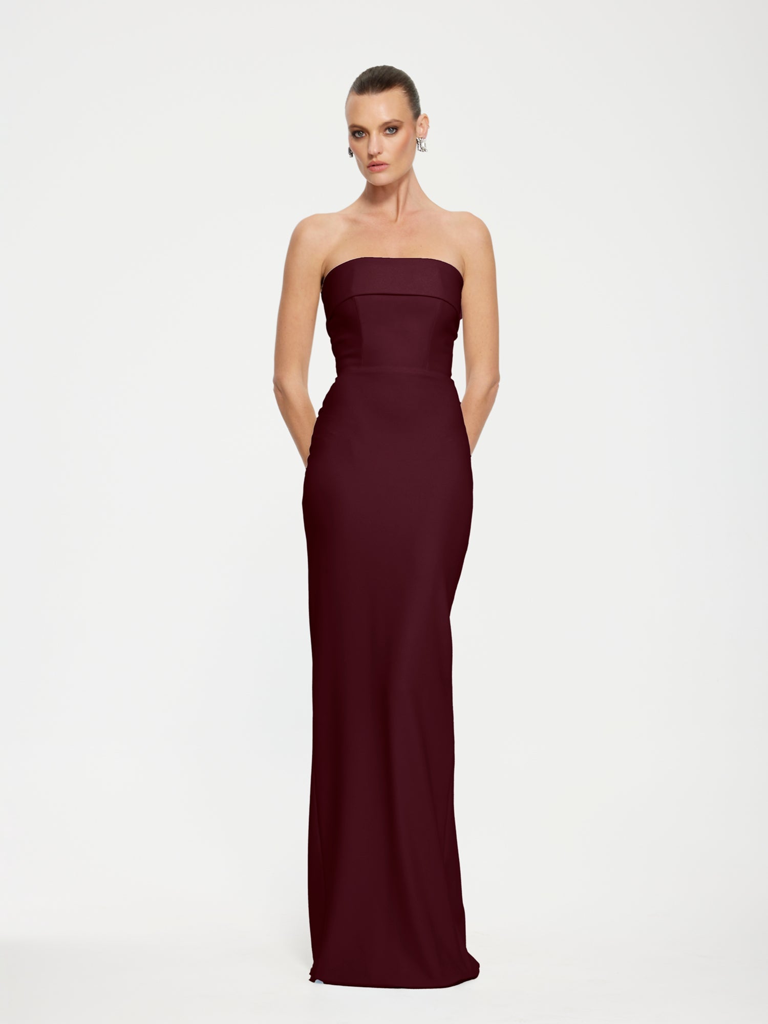 MONROE GOWN - Wine - EFFIE KATS