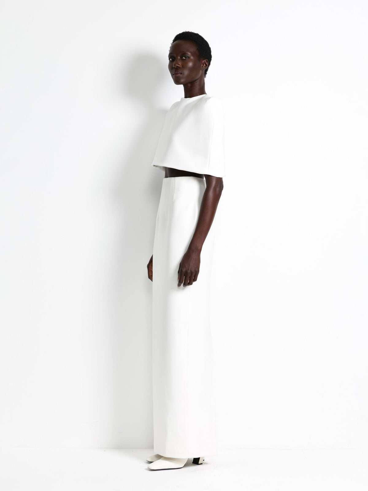 Octavia Skirt - Ivory - EFFIE KATS