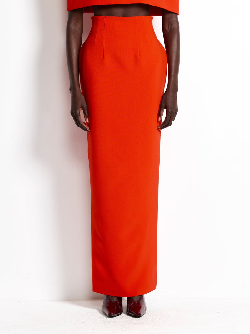 Octavia Skirt - Red - EFFIE KATS