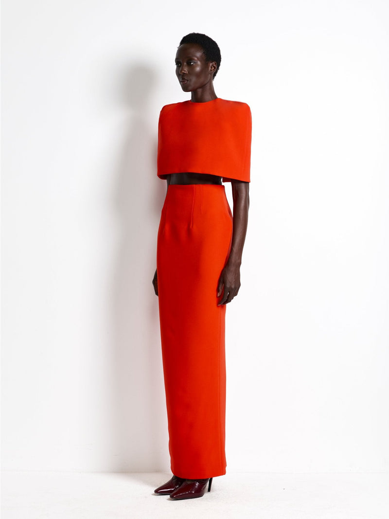 Octavia Skirt - Red - EFFIE KATS