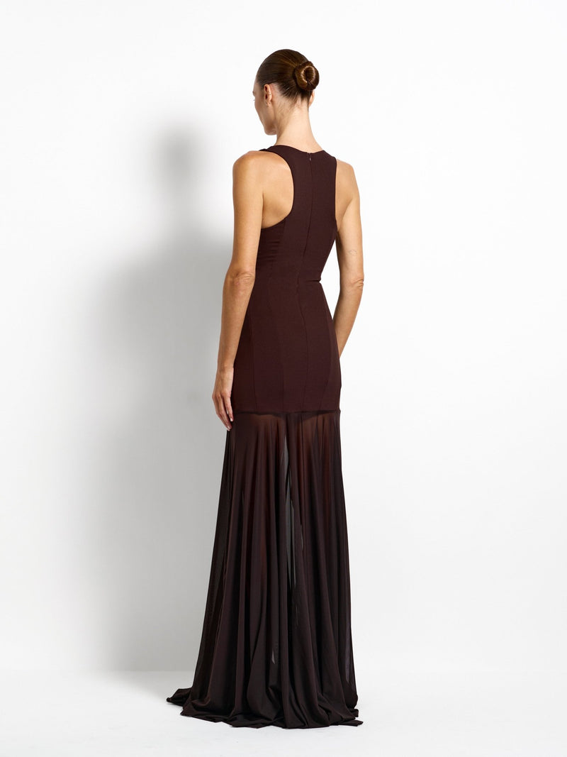 Odessa Gown - Coffee - EFFIE KATS