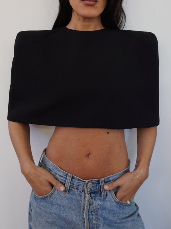 Olivia Cape - Black - EFFIE KATS