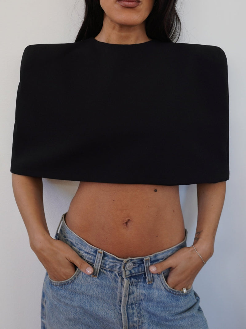 Olivia Cape - Black - EFFIE KATS