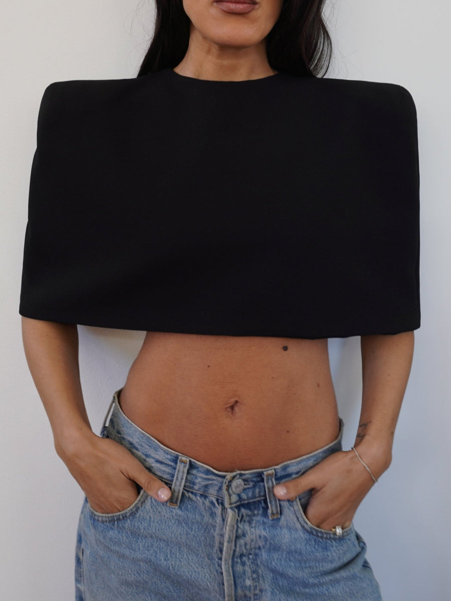 Olivia Cape - Black - EFFIE KATS