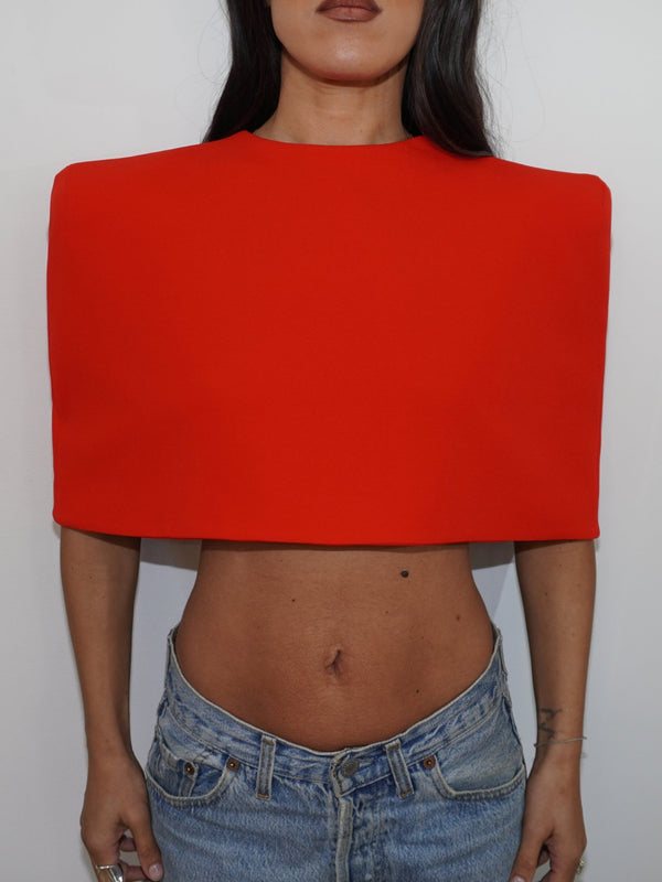 Olivia Cape - Cherry Red - EFFIE KATS
