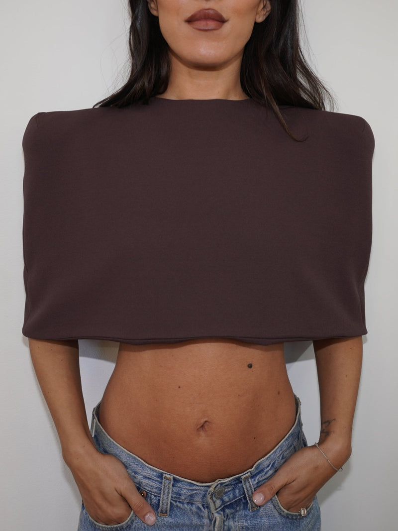 Olivia Cape - Chocolate Plum - EFFIE KATS